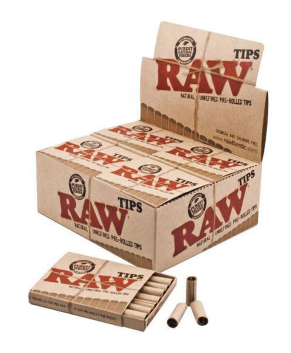 Raw Pre Rolled Tip 21 Tips Per Pack