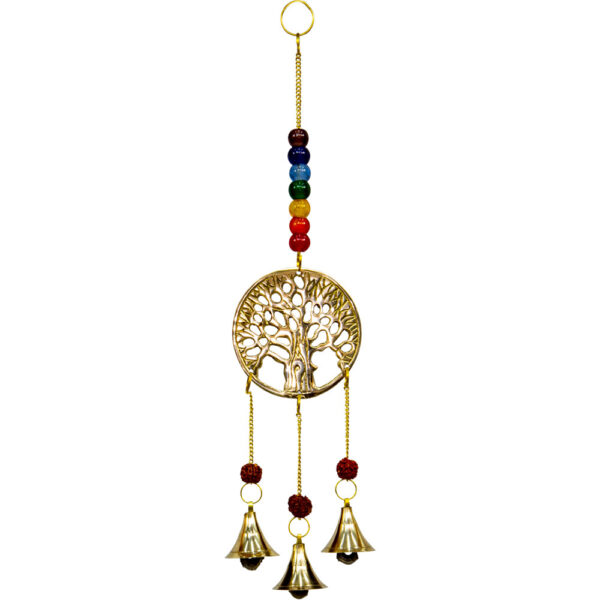 Brass Bell Chime Chakras – Tree of Life (