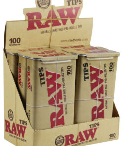 RAW Pre Rolled Tips 100pc Tin