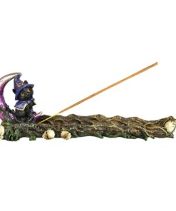 Black Magic Cat Incense Burner