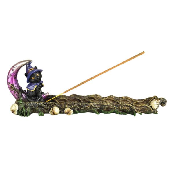 Black Magic Cat Incense Burner