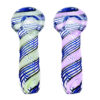 Blue Twist w Slime Hand Pipe 3.75 inch