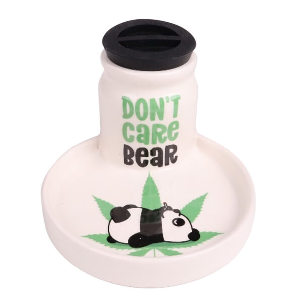 Ceramic 2 in 1 Airtight Stashtray Dont Care Bear