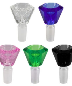 Faceted Herb Bowl Slides - 14mm Male