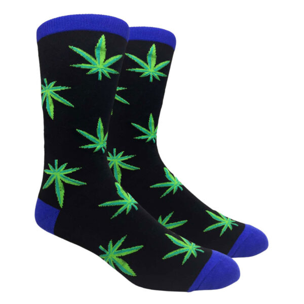 FineFit Novelty Socks Plant Life Hemp Leaves