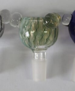 polychromatic glass screens for glass bowl