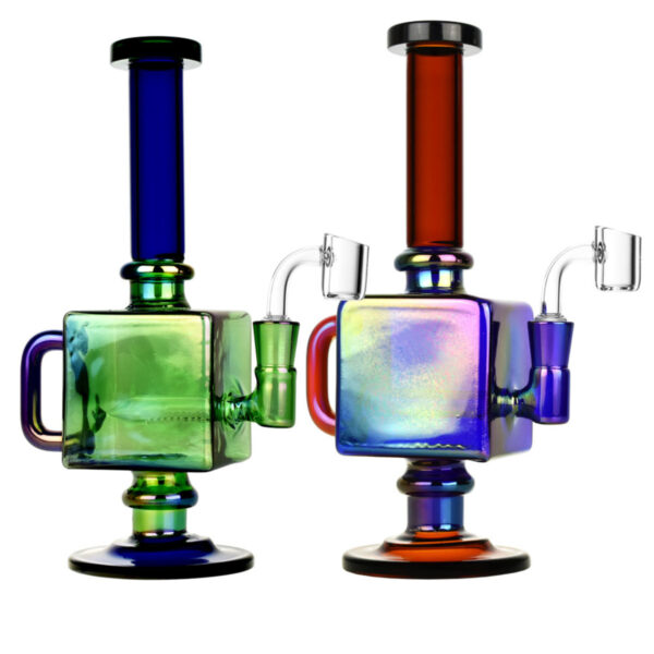 Iridescent Teapot Cube Inline Rig