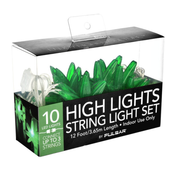 Pulsar High Lights Hemp Leaf LED String Light Set