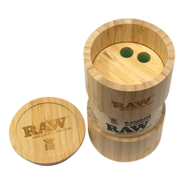 RAW Bamboo Six Shooter Kingsize