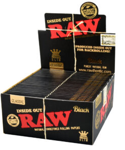 RAW Black Inside Out Papers Kingsize Slim