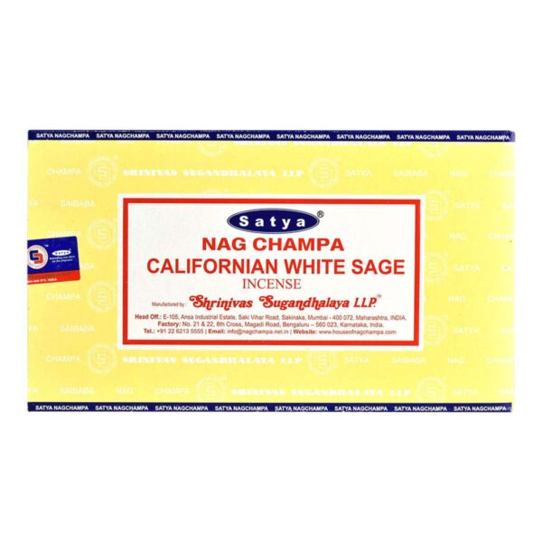 Satya 15g Incense Sticks California Sage