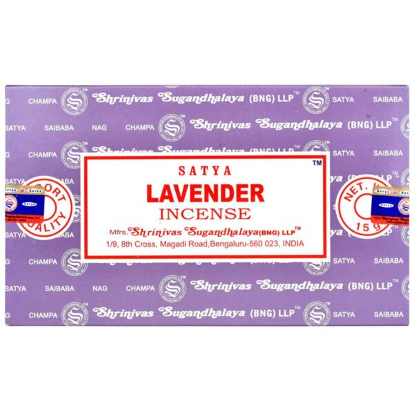 Satya 15g Incense Sticks Lavender