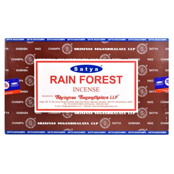 Satya 15g Incense Sticks Rain Forest