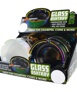Smokezilla Oil Slick Glass Ashtray