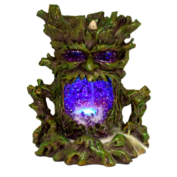 Tree Man Backflow Incense Burner w LED Light