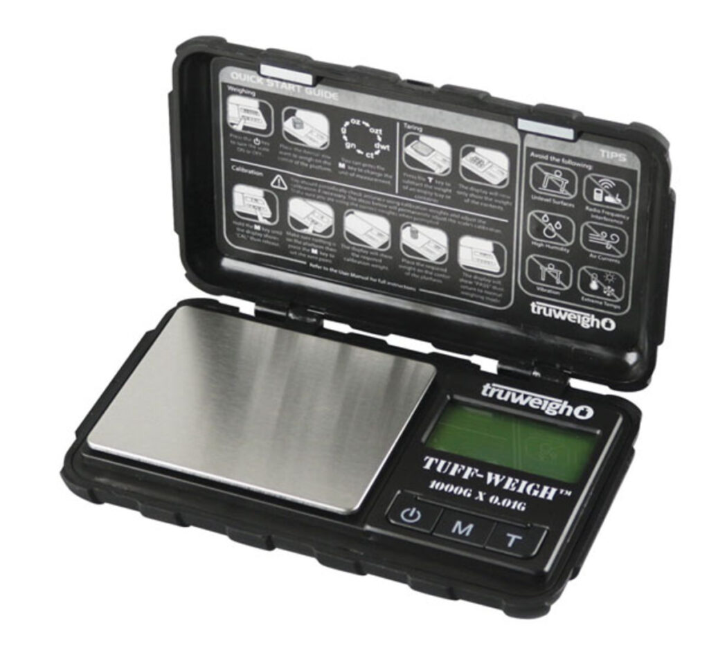 Truweigh Tuff-Weigh Mini Scale - 1000g x 0.1g - Donde Gringo