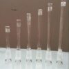 glass downstem pipe 14 5mm 18 8mm female