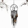 handmade black tree of life dream catcher 9 inches