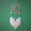 lovely handmade dream catcher with pendant 6 inches