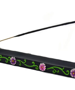 Black Day of the Dead Cat Incense Burner