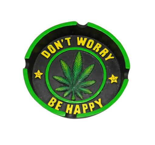 Don’t Worry Be Happy Leaf Ashtray