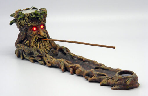 Green Man Incense Burner LED Eyes