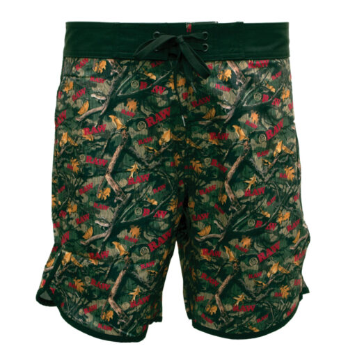 RAW® – Forest Camo Board Shorts