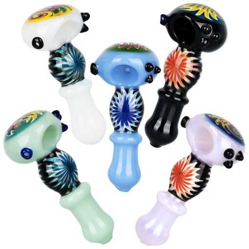 Intrinsic Flow Glass Spoon Pipe | 5″ | Assorted Colors