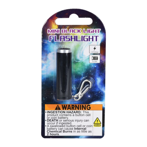 Mini Black Light Flashlight Keychain