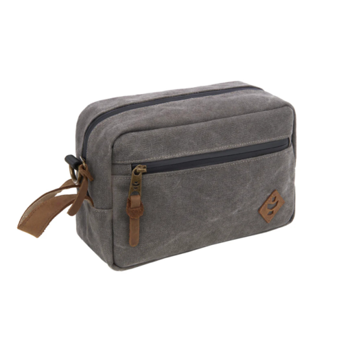 Revelry – The Stowaway, Smell Proof Toiletry Kit, Ash Canvas