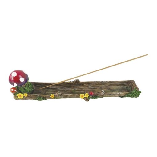 Fujima Mushroom Log Incense Burner | 10.75″