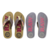 RAW Authentic X Rolling Papers Thong Sandal - Sizes 8 - 12